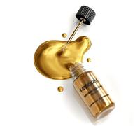 KAMENSKAYA Liquid Gold Leaf Paint : peinture liquide à base d'alcool séchage rapide or riche, 0,68 fl oz (20 ml)