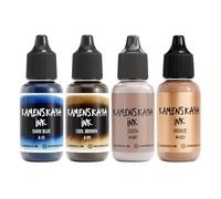 Kamenskaya Lot de 4 cartouches d'encre à alcool #7 : combinaison d'encres à l'alcool de couleur assortie. 15 ml chacune
