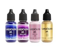 Kamenskaya Lot de 4 cartouches d'encre à alcool #8 : combinaison d'encres à l'alcool de couleur assortie. 15 ml chacune