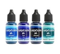 KAMENSKAYA Lot de 4 encres à l'alcool #11 : combinaison de couleurs d'encres à alcool, 15 ml chacune