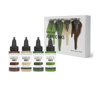 KAMENSKAYA Lot de 4 encres acryliques pour artistes - Combinaison de couleurs #9-30 ml chacune