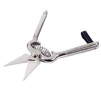 KAMER Ciseaux à griffes dentés 6 cm en acier nickelé