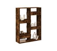 vidaXL Cloison de séparation chêne fumé100x33x135 cm bois d'ingénierie Marron