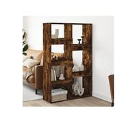 kamerscherm 100x33x155,5 cm bewerkt hout gerookt eikenkleurig3309568
