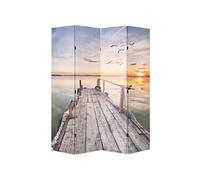 vidaXL Cloison de séparation pliable 160 x 170 cm Lac