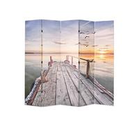 vidaXL Cloison de séparation pliable 200 x 170 cm Lac