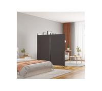 vidaXL Paravent Cloison de séparation 2 panneaux pliable 175x180 cm tissu marron 350259