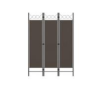Kamerscherm met 3 panelen 120x180 cm antraciet320701
