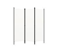 Kamerscherm met 3 panelen 150x180 cm wit320715