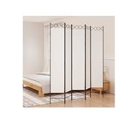 vidaXL Paravent 5 panneaux en tissu 200 x 220 cm Anthracite