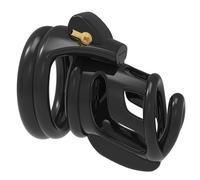 KaMieeg - Accessoires De Sport - 1 Cadenas De Protection en Plastique avec Clé + 4 Anneaux Et 1 Anneau, équipement De Protection Confortable pour Le Fitness - Noir - Cadeau Original - K9