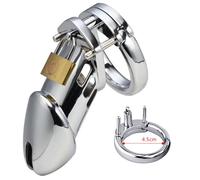 KaMieeg Protecteur Sportif En Acier Inoxydable - 45mm Anneau De Protection Sportive + Clé + Serrure, L'usure N'est Pas Facile À Enlever Équipement De Remise En Forme - Cadeau Original - K1