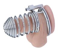 KaMieeg Serrure Multibobine en Acier Inoxydable Multifonction - Protecteur De Sport - Clé + Serrure + Anneau, Confortable À Porter, Équipement De Fitness -41mm - Cadeau Original - K7