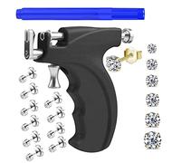 kamija Kit professionnel de piercing d'oreille avec 6 paires de boucles d'oreilles en argent sterling S925 (plaqué or jaune 18 carats) + 10 paires de boucles d'oreilles à tige en acier inoxydable