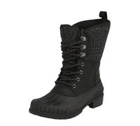 Kamik Bottes à lacets 'Sienna 2' noir / noir chiné, Taille 37