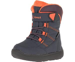 Kamik Bottes de neige Stance2 pour enfant - Unisexe - Bleu - Navy Flame NFL., 26 EU