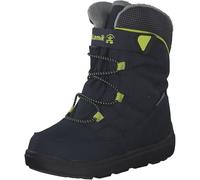 Kamik Bottes de neige Stance2 unisexes pour enfant, Bleu marine/jaune, 22 EU