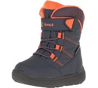 Kamik Bottes de neige Stance2 unisexes pour enfant, Navy Flame NFL, 32 EU