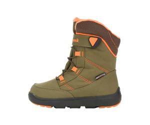 Kamik Bottes de neige Stance2 unisexes pour enfant, Olive Orange Olo, 23 EU