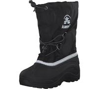 Kamik Bottes d'hiver Southpole4 unisexes pour enfant, Noir/blanc, 28/29 EU