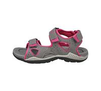 Kamik Garçon Fille Lobster2 Sandale Plate, Gris foncé et Rose, 29 EU