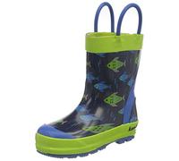 Kamik Garçon Mixte Enfant Fishride Bottes & Bottines de Pluie, Bleu (Navy Nav), 25 EU