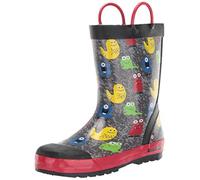 Kamik Garçon Mixte Enfant Monsters Bottes & Bottines de Pluie, (Black Blk), 33 EU