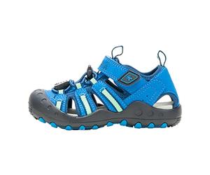 Kamik Garçon Unisex Kinder Crab Sandale de Sport, Bleu/Vert, 23 EU