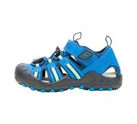 Kamik Garçon Unisex Kinder Crab Sandale Plate, Bleu/Vert, 27 EU