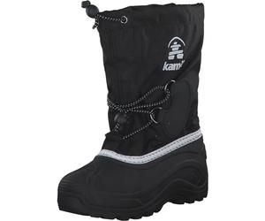 Kamik Southpole4 Bottes d'hiver unisexe pour enfant, Noir/blanc, 33/34 EU