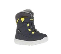 Kamik Southpole4 Stance Bottes de neige imperméables doublées chaudes pour enfant Idéal pour les pieds des enfants, Bleu marine/jaune, 25 EU