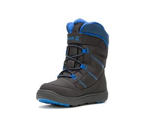 Kamik Southpole4 Stance Bottes de neige imperméables doublées chaudes pour enfant Idéal pour les pieds des enfants, Black Blue Bab, 28 EU