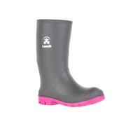 Kamik Stomp, Bottes & bottines de pluie fille, Gris (Charcoal/Magenta Chm), 35 EU