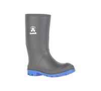 Kamik Stomp, Bottes & bottines de pluie mixte enfant, Gris (Charcoal/Blue Cib), 30 EU