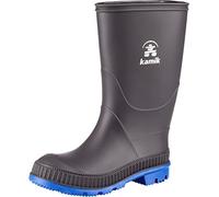 Kamik Stomp, Bottes & bottines de pluie mixte enfant, Gris (Charcoal/Blue Cib), 31 EU