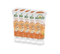 Kamill Lot de 5 crèmes pour les mains et les ongles Express (5 x 100 ml) - Protège les mains de la lumière bleue nocive avec filtre anti-lumière bleue et sans microplastique