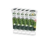 Kamill Lot de 5 crèmes pour les mains et les ongles Herbal (5 x 100 ml) - Nourrit et protège avec des extraits de 5 herbes et des ingrédients végétaliens