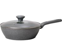 KAMILLE Poêle MARCOS Poêle en granit 24 cm Poêle wok à induction Poêle antiadhésive Poêle à frire avec couvercle