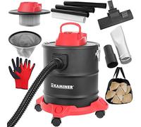 KAMINER Aspirateur à Cendres 20l Puissance d'aspiration 1600W Tension : 230V - 50Hz ; - Système de Double Filtre - Aspirateur à Cendres pour cheminée 10927
