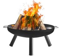 KAMINER Brasero pour le jardin 58 x 23 cm Grand trépied avec poignées - Brasero résistant aux températures élevées - Brasero pour terrasse et jardin 25379