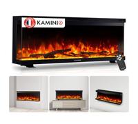 KAMINIO® Lea Pro 42 Cheminée électrique chauffante à Effet Flamme