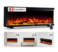 KAMINIO® Lea Pro 50 Cheminée électrique chauffante à Effet Flamme