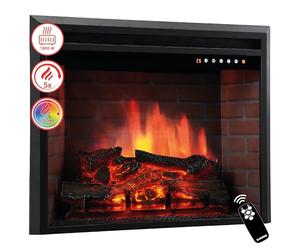 KAMINIO® Luca Pro 30 Cheminée électrique encastrable chauffante
