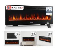 KAMINIO® Marlon Pro 50 Cheminée électrique chauffante à Effet Flamme