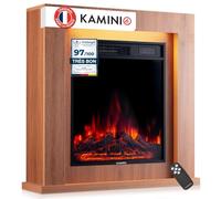 KAMINIO® Matti Modern 32 Chêne Cheminée électrique à Poser
