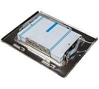 Kamino-Flam Porte de Ramonage pour Cheminée Poêle, Trappe de Visite en Acier INOX V2A, Trappe de Ramonage avec Serrure Carré, Porte Cheminée 22,5 x 28,5 cm