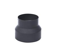 Kamino-Flam Raccord de Réduction, Acier Laqué Senotherm Résistant, Tuyau de Poêle env. 2 mm, Ø env. 150 mm/120 mm, Tuyau de Raccordement, Tube de réduction, Testé par le Standard EN 1856-2, Gris