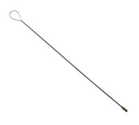 Kamino-Flam Tige pour Brosse de Ramonage pour Conduit de Cheminée Poêle Longueur 1000 mm, Noir