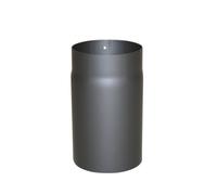 Kamino-Flam Tuyau de Cheminée Ø 150 mm, Tube Droit pour Conduit de Fumée en Acier Laqué Senotherm, Conduit de Cheminée Longueur env. 250 mm, Gris