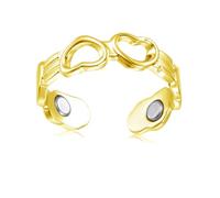 Kamise Bague anti-stress, Vital 2026, bague magnétique, pour réduire l'anxiété, pour mieux dormir, perdre du poids, bague ouverte, réglable, cadeau pour femme, petite amie